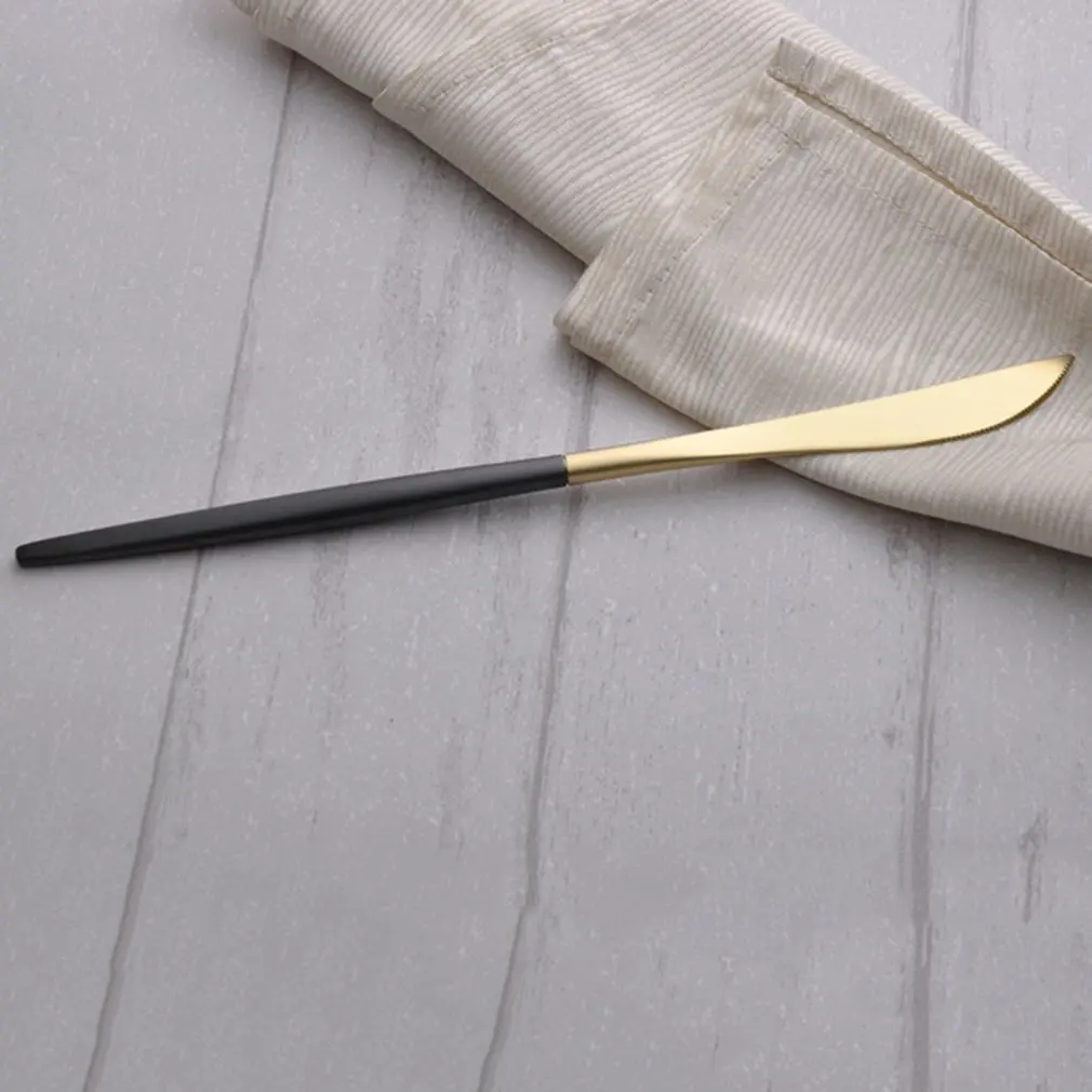 2017 Нержавеющая сталь столовая посуда набор роскошный столовый из вилок Ножи