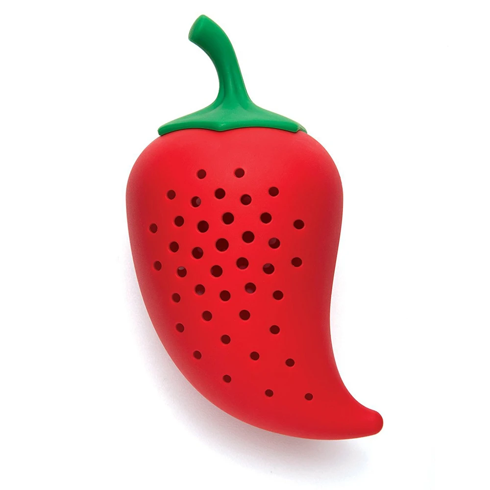 Creative Chili Spice Filter Stew Soup Silicone Tea Herbal Infuser Tool Seasoning Kit Kitchen Practical Gadgets | Дом и сад