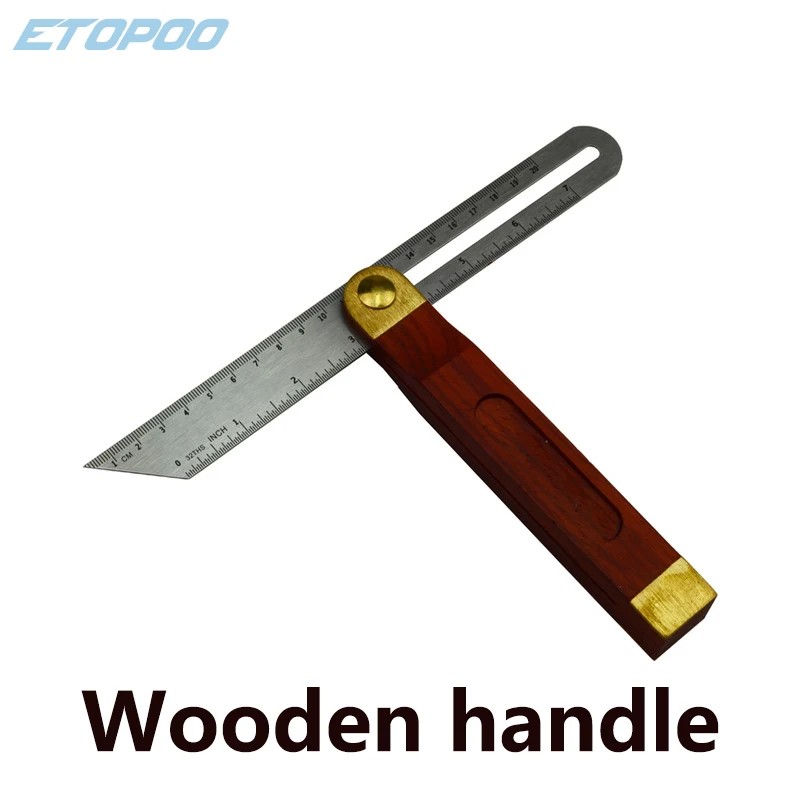 Раздвижной транспортир ремесленник скользящий T конический квадратный