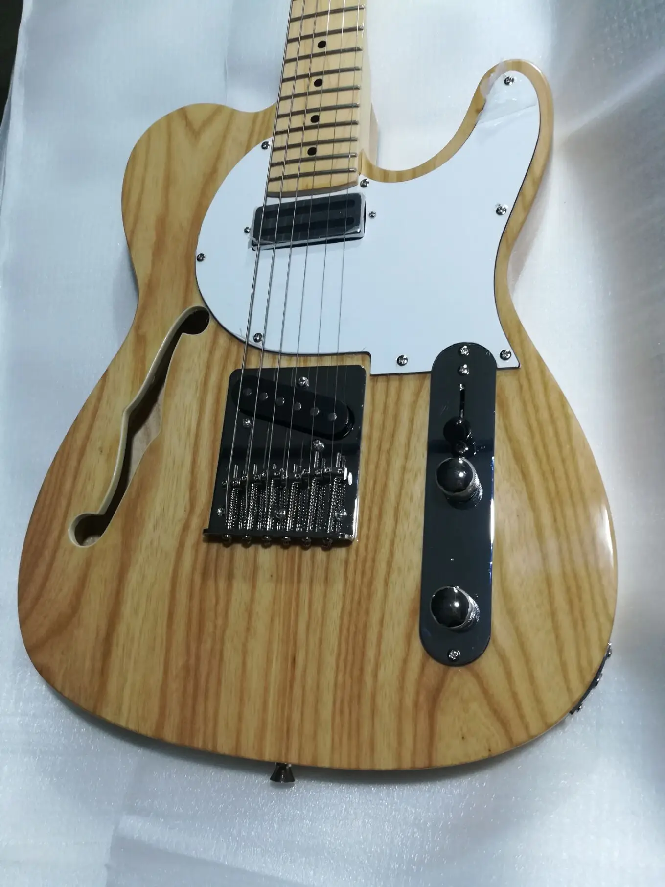 Высшее качество оригинальный цвет твердый ясень F полый палисандр fretboard TL