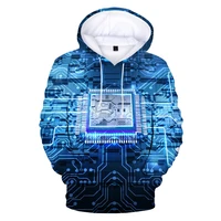 electronic chip 3d print streetwear hoodie autumn man cloth men oversized long sleeve casual harajuku pullover hooded sweatshirt