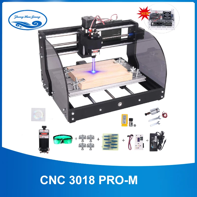 CNC 3018 Pro M GRBL управления Diy Мини cnc машина 3 оси pcb фрезерный станок древесины