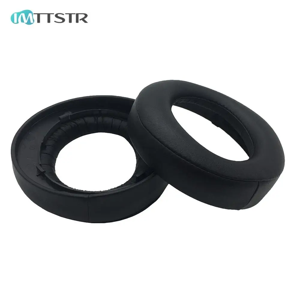 Черный IMTTSTR кожаные наушники для sony PS4 Gold беспроводные стерео 7,1 psv PC VR гарнитура амбушюры Сменные наушники подушки - Цвет: Черный
