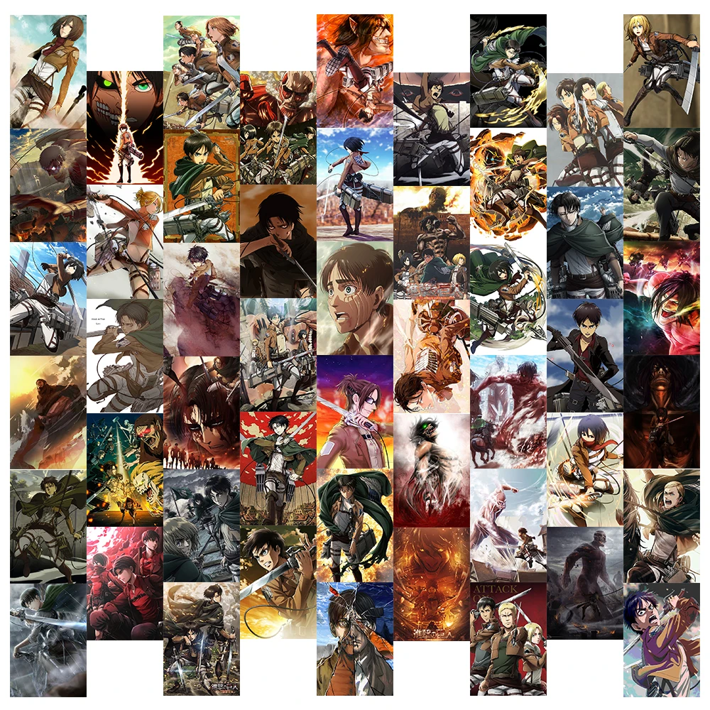 

50 шт., набор из аниме «атака на Титанов»