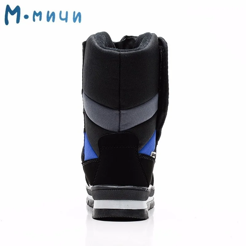 MMnun/сапоги для детей Нескользящие Детские зимние сапоги теплые мальчиков зимняя