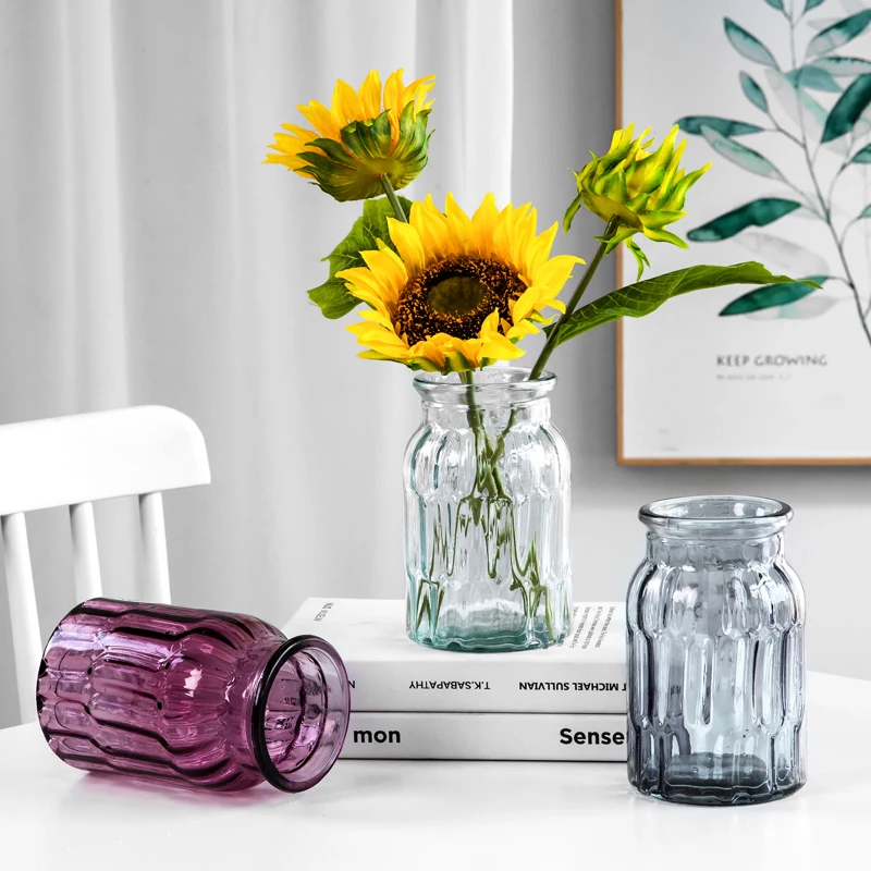 

Norbic Glass Vase Decoration Home ваза для цветов Tabletop Aesthetic Room Decor Flower Vase Decoracion Salon Casa