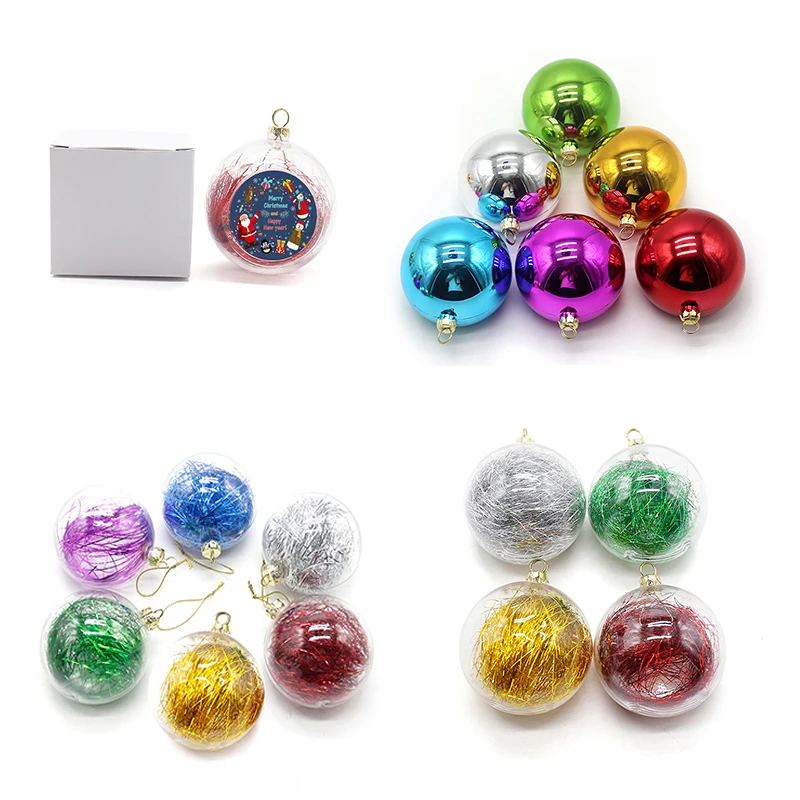 

Sublimation Christmas Ball Decoration Xmas Tree Pendent DIY Gifts Craft Can Print Home Decor New Year 2022