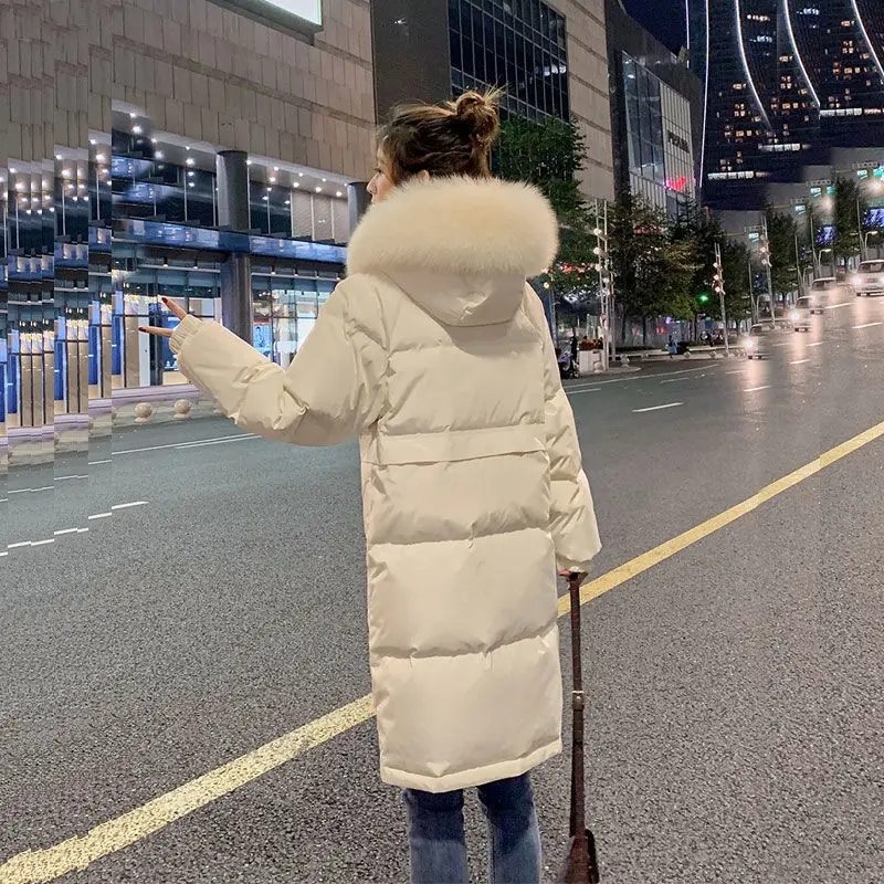Clothing for Winter Jacket Women  Bubble Coat Long The New Korean Version Cotton Loose Thicken