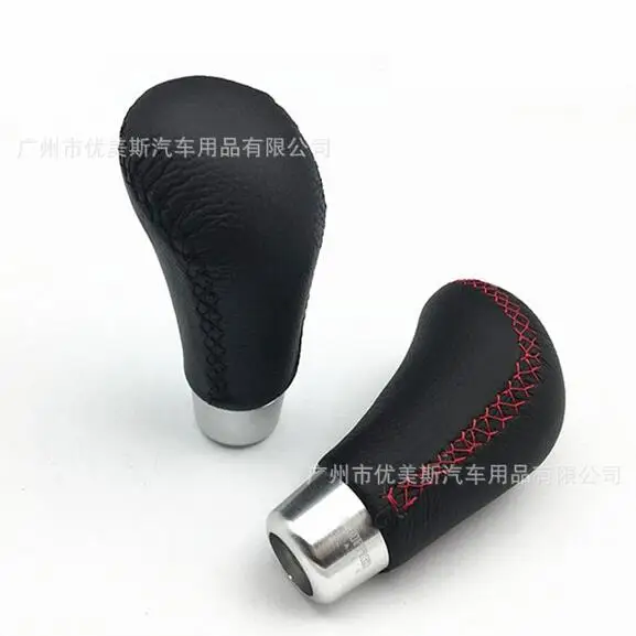 Universal MT PU Leather Manual Gear Shift Knob Gearshift Shifter Stick Lever Headball Pen ARM Fit For MOMO TOYOTA Volkswagen | Автомобили