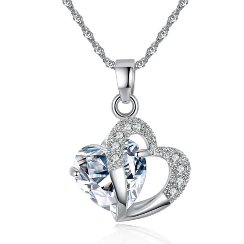Новое ожерелье в форме персикового сердца 9 цветов лучшая женская мода для