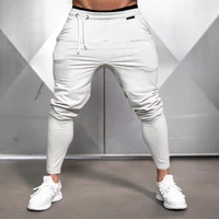 solid gym sweatpants joggers pants men casual trousers male fitness sport workout cotton track pants spring autumn sportswear