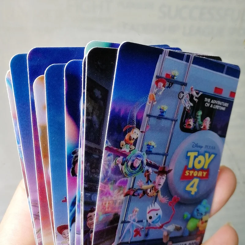 10 шт./лот История Игрушек 4 форки Вуди Базз Лайтер Кредитная карта автобус