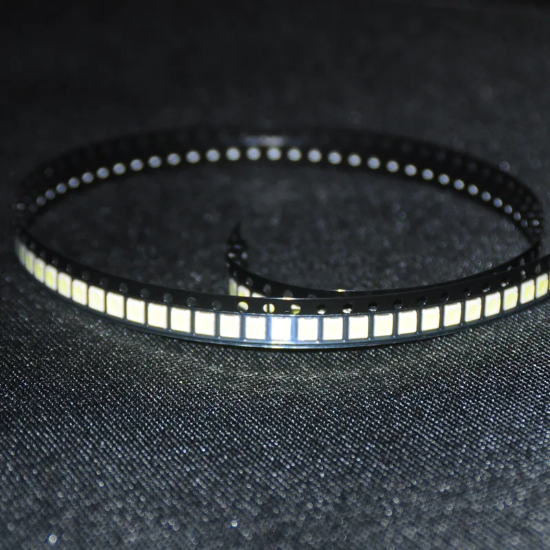 100 шт. 3528 SMD светодиодный высокое Мощность белый диод 1 Вт 110LM ТВ телевидения с подсветкой супер яркий тока диода светодиодный SMD 1210 3528 1 Вт, холодный белый свет