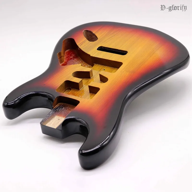 Sunburst Цвет ST электрогитара корпус гитара из ясеня аксессуары корпус гитары корпус хорошее качество