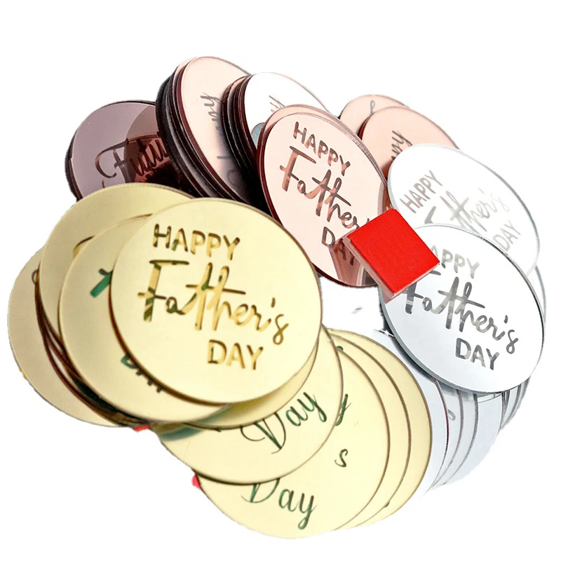 10 шт. новый золотой Топпер для торта на день рождения десерт украшения акриловый