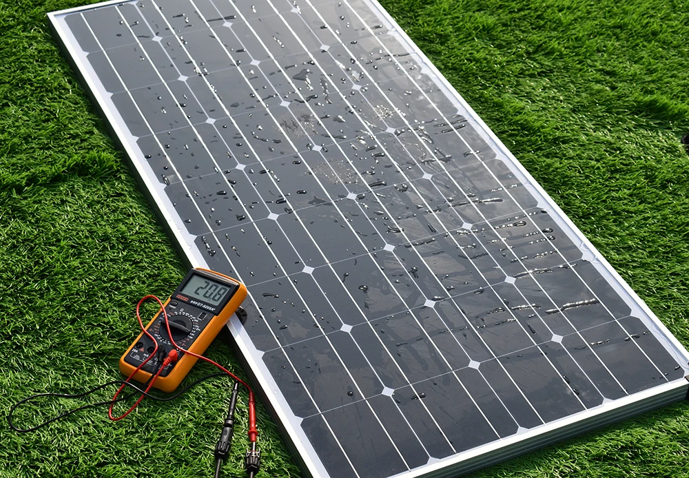 Солнечная батарея солнечная панель 100 Вт жесткие Твердые стеклянные закаленные