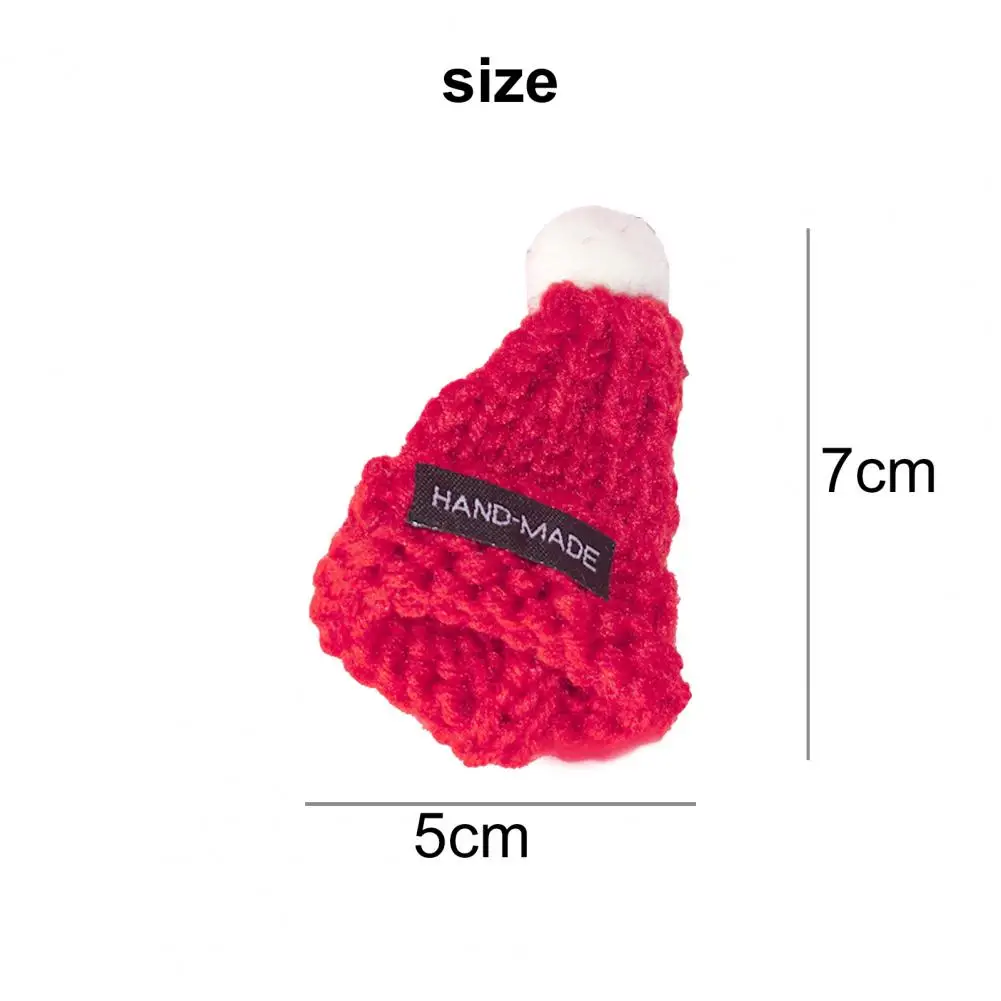 

Mini Letter Knitted Hat Phone Case Decor DIY Bottle Keychain Clothing Accessory Kid Party Toys Jewelry Accessory Small Cap