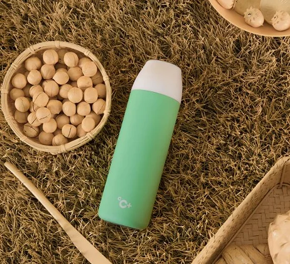 Зеленый Xiaomi Mijia поцелуй рыбок чашка умный датчик чашка умная вакуумная термобутылка с 3 фильтром OLED температурный экран - Цвет: Зеленый