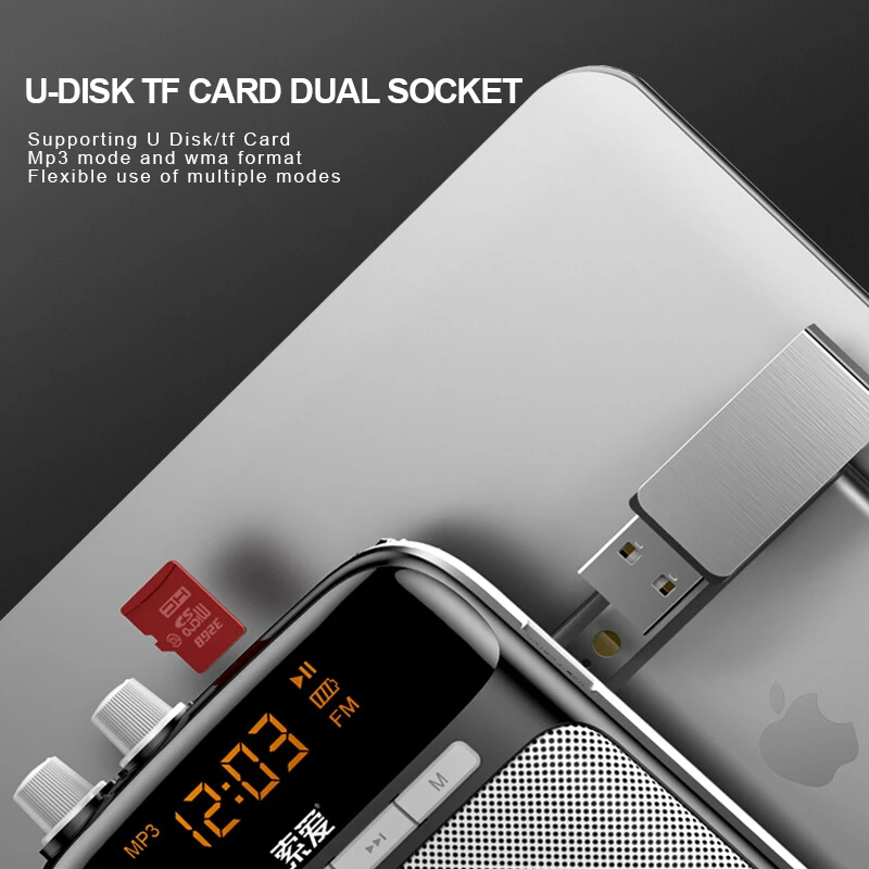 SOAIY S518 портативный громкоговоритель динамик мини беспроводной усилитель голоса