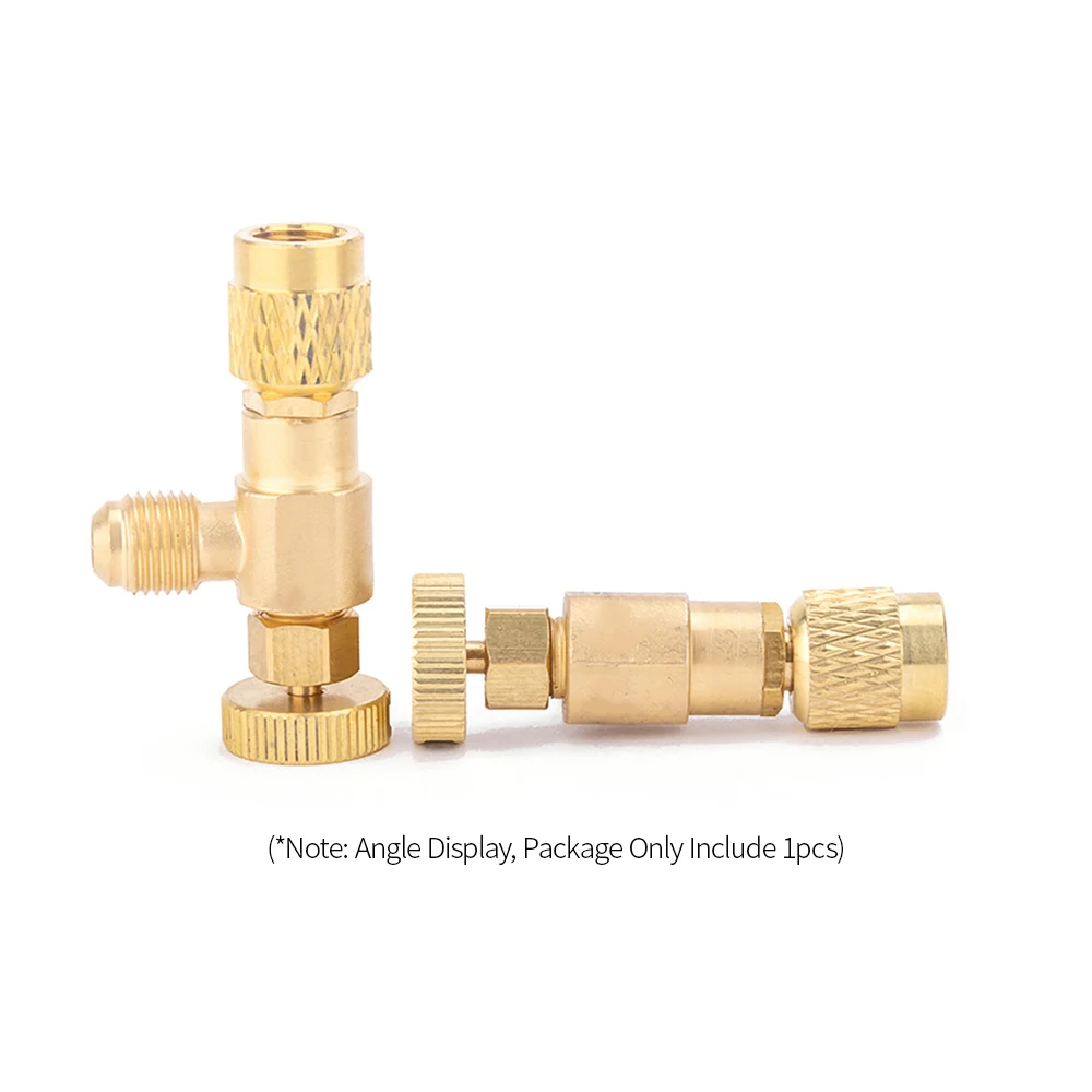 R410A клапан для зарядки хладагента 1/4 &quot-5/16&quot медные клапаны контроля потока