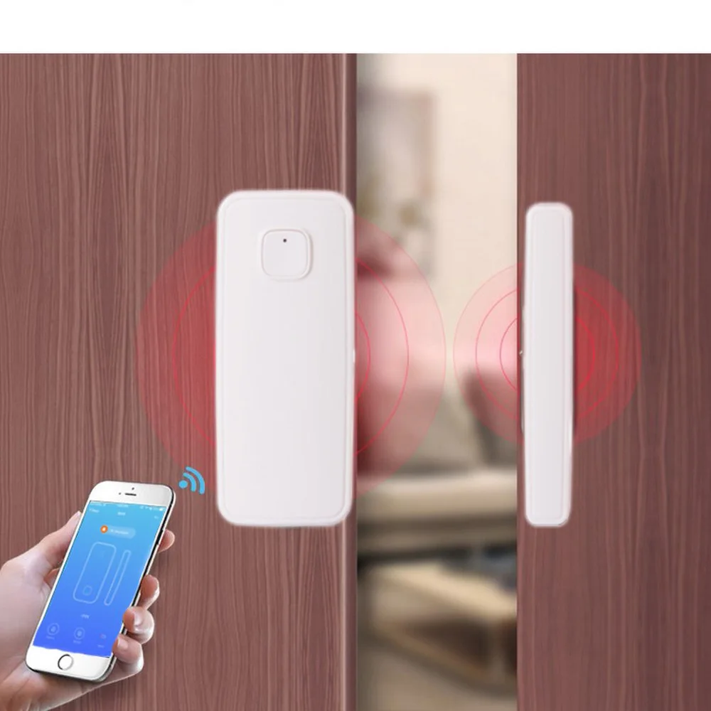 Умный дом tuya дверной сигнализации WIFI датчик окна двери в режиме реального