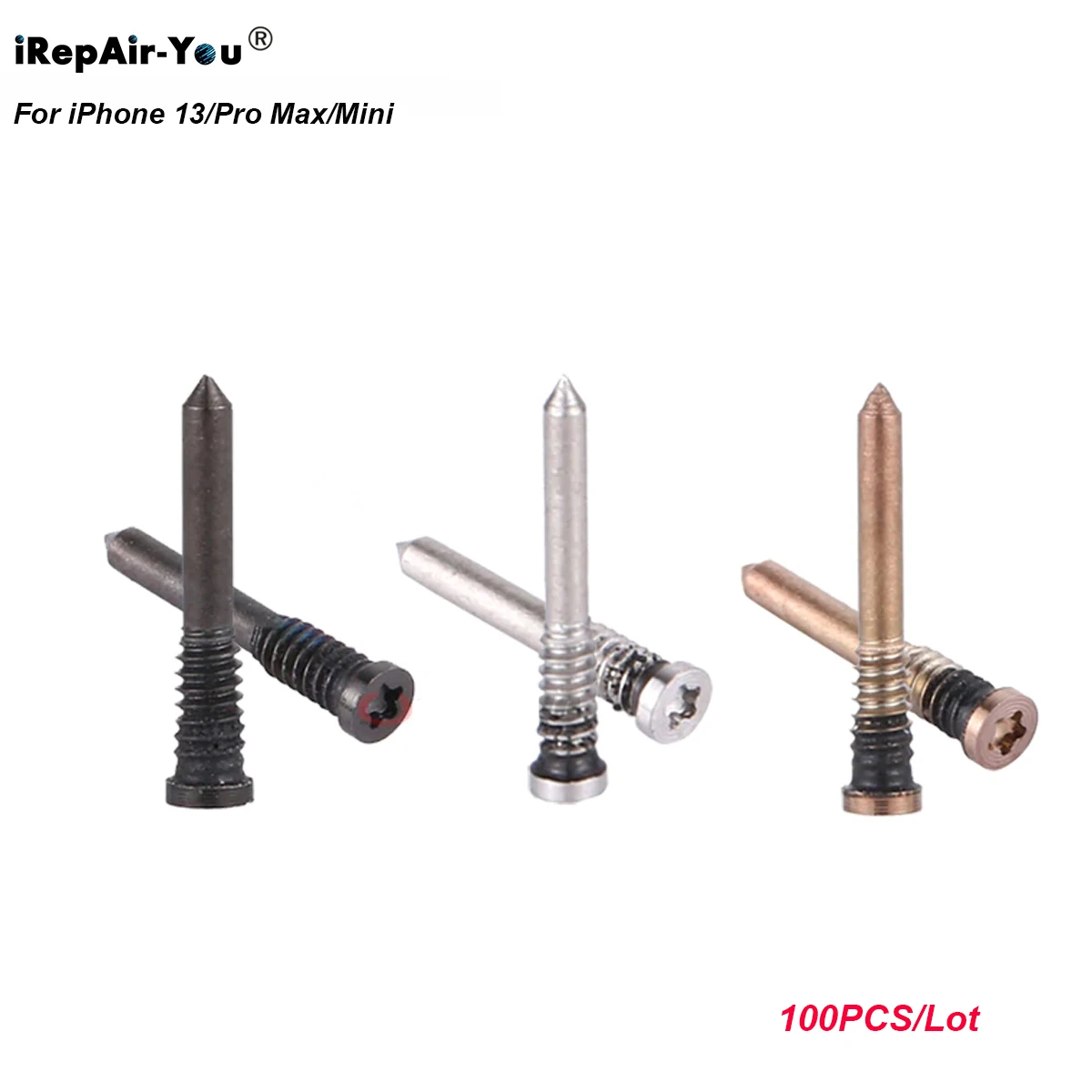 100 шт. Запасные Винты для iPhone 13 pro max | Мобильные телефоны и аксессуары