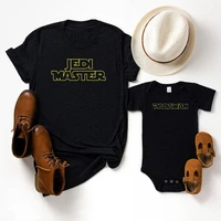 father son matching shirts 2021 daddy and baby shirt matching family outfits boy clothes letter fashion daddy t shirts cotton