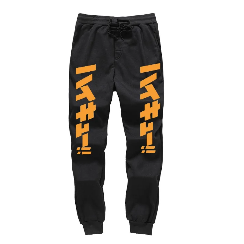 

2021 New Fashion Japan Anime Mens Sweatpants Joggers Men Gym Jogger Casual Pants Hip Hop Fleece Trousers Men Streetwear Clothing