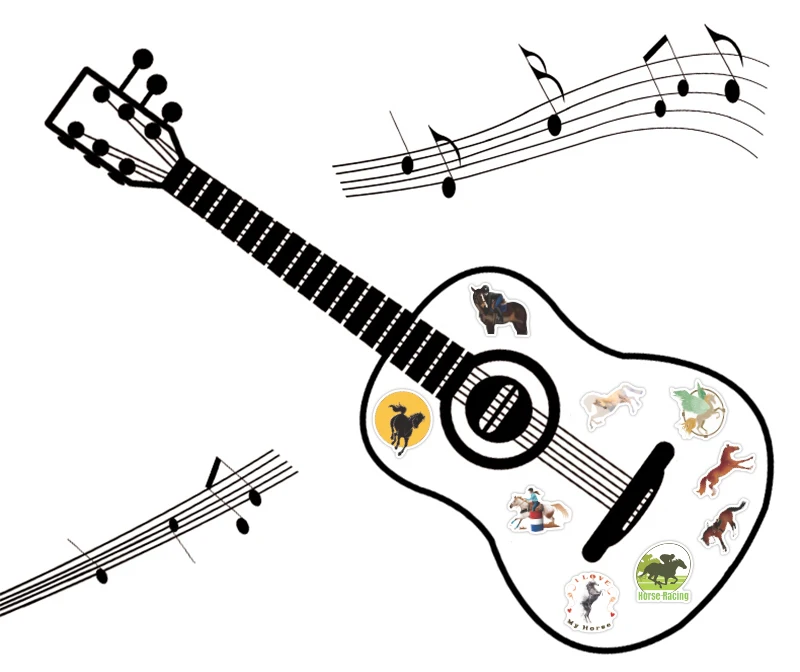 50 шт. водонепроницаемые наклейки для чемоданов и ноутбуков | Игрушки хобби