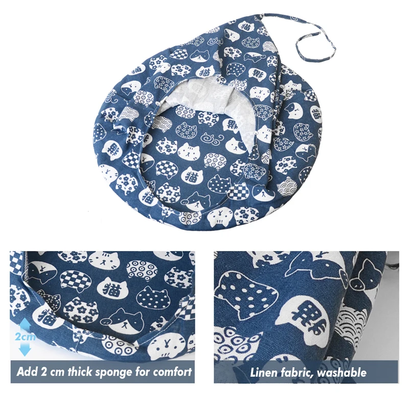 домик для кошки подвесная палатка дышащая кошка пещера кровать кошек льняная