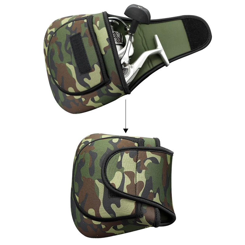 Водонепроницаемая сумка для рыболовной катушки камуфляжная спиннинга защитный