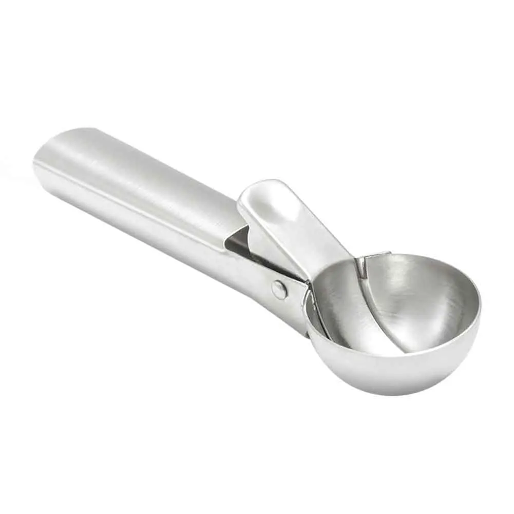 Кухонная Подвижная Металлическая ложка для мороженого из нержавеющей стали 2 шт.