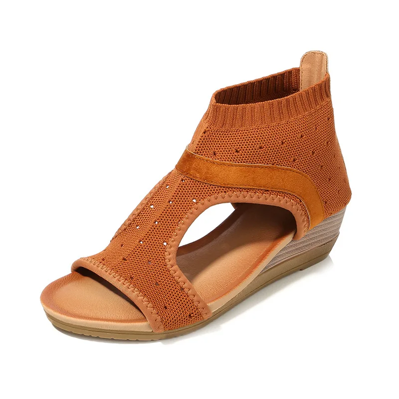 Богемные босоножки в этническом стиле весна 2020 замшевые сандалии с круглым