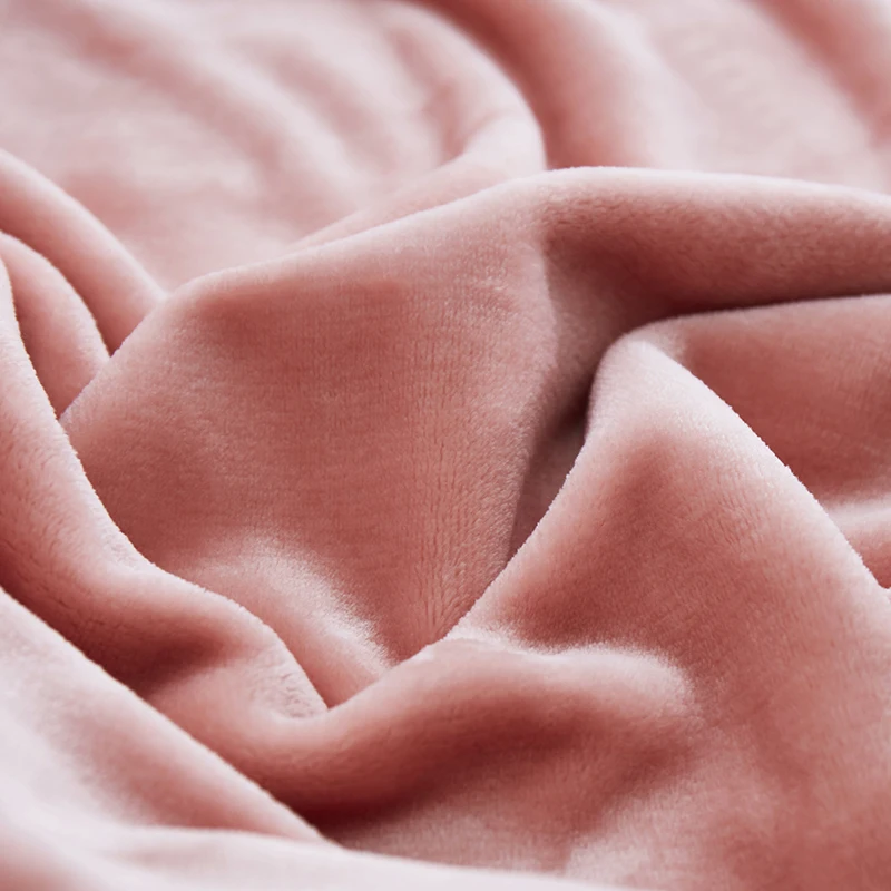 Винно-красное Флисовое одеяло из кораллового флиса мягкое утепленное фланелевое