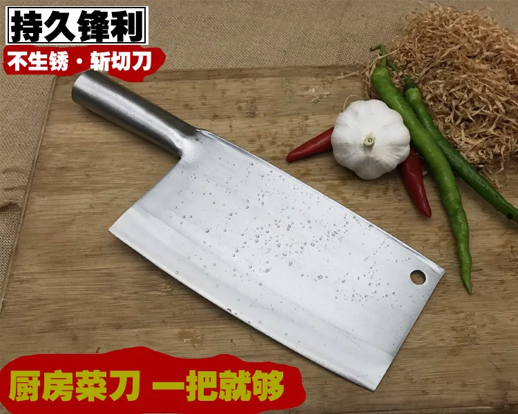 Китайский нож для мясника разделочный ручная работа кованые кухонные ножи шеф