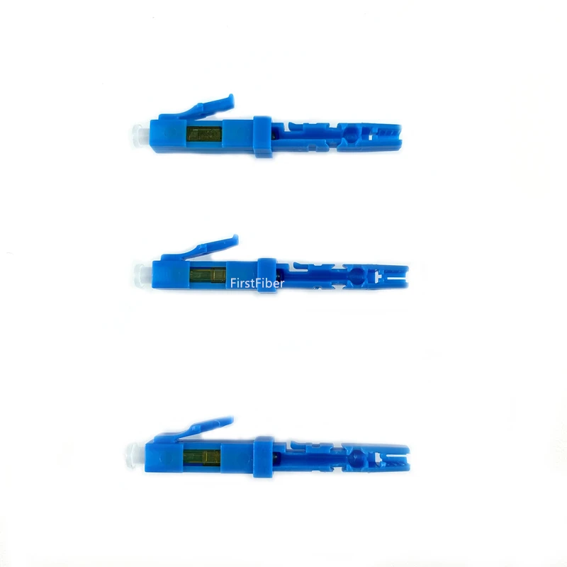 10 шт. LC UPC Быстрый коннектор одномодовый волоконно оптический встроенный тип FTTH