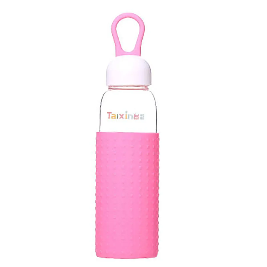 Корейский Стекло бутылка для воды милый кот &quotMy Bottle&quot 500 мл творческие