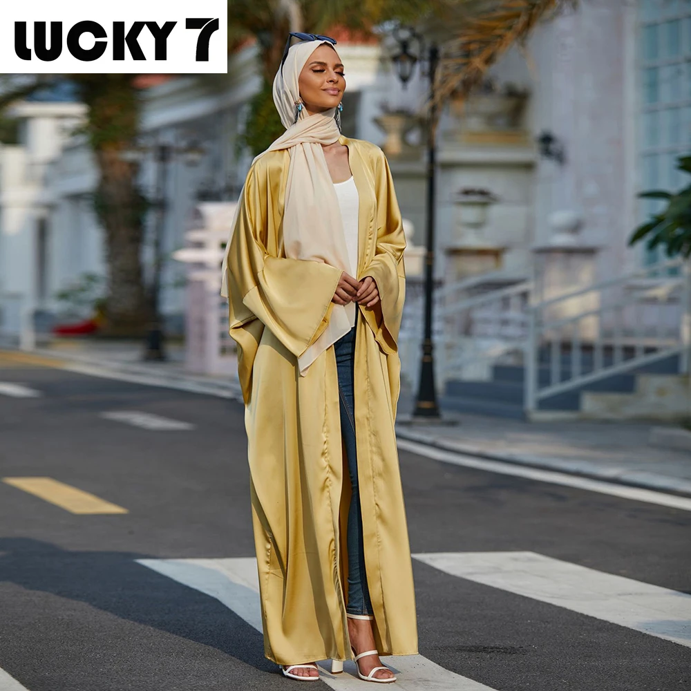 

Kaftan Moroccan Batwing Abaya Dubai Kimono Femme Musulmane Turkey Muslim Cardigan Mujer Dress Caftan Islam Abayas For Women Robe