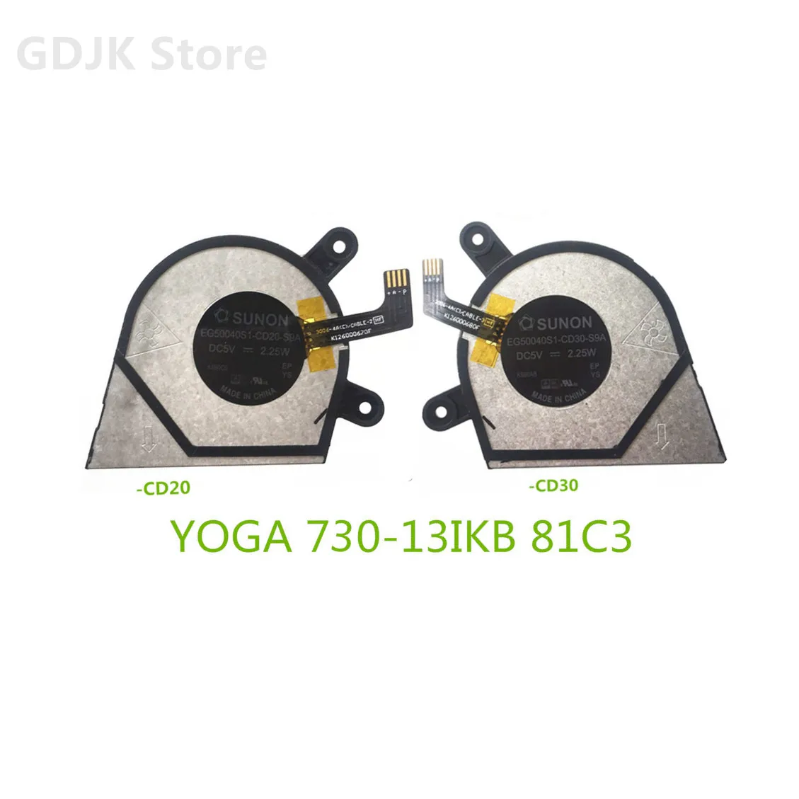 

Охлаждающий вентилятор для ноутбука Φ для Lenovo Yoga 730 730-13IKB 81C3