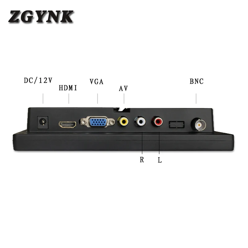 Фото 7-дюймовый монитор BNC, маленький ЖК-монитор/HDMI ЖК-монитор, портативный ЖК-монитор с BNC/VGA/HDMI, емкостным сенсорным экраном с двумя динамиками №4