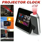 Цифровой будильник, светящиеся настольные часы со светодиодной подсветкой, умная яркость для спальни, Usb-зарядка, календарь