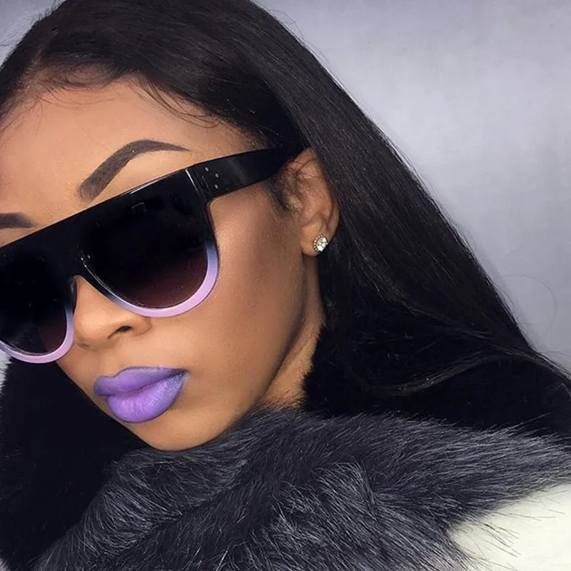 Большие женские модные брендовые дизайнерские Винтажные Солнцезащитные очки на