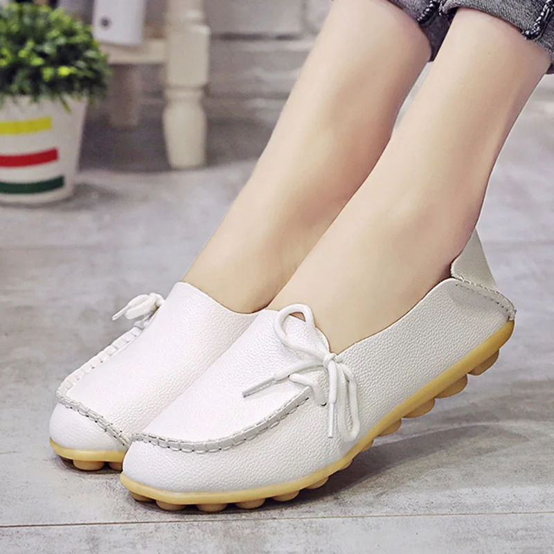 Большие размеры 35–44 Женские туфли-лодочки Карамельный цвет Лоферы Удобная