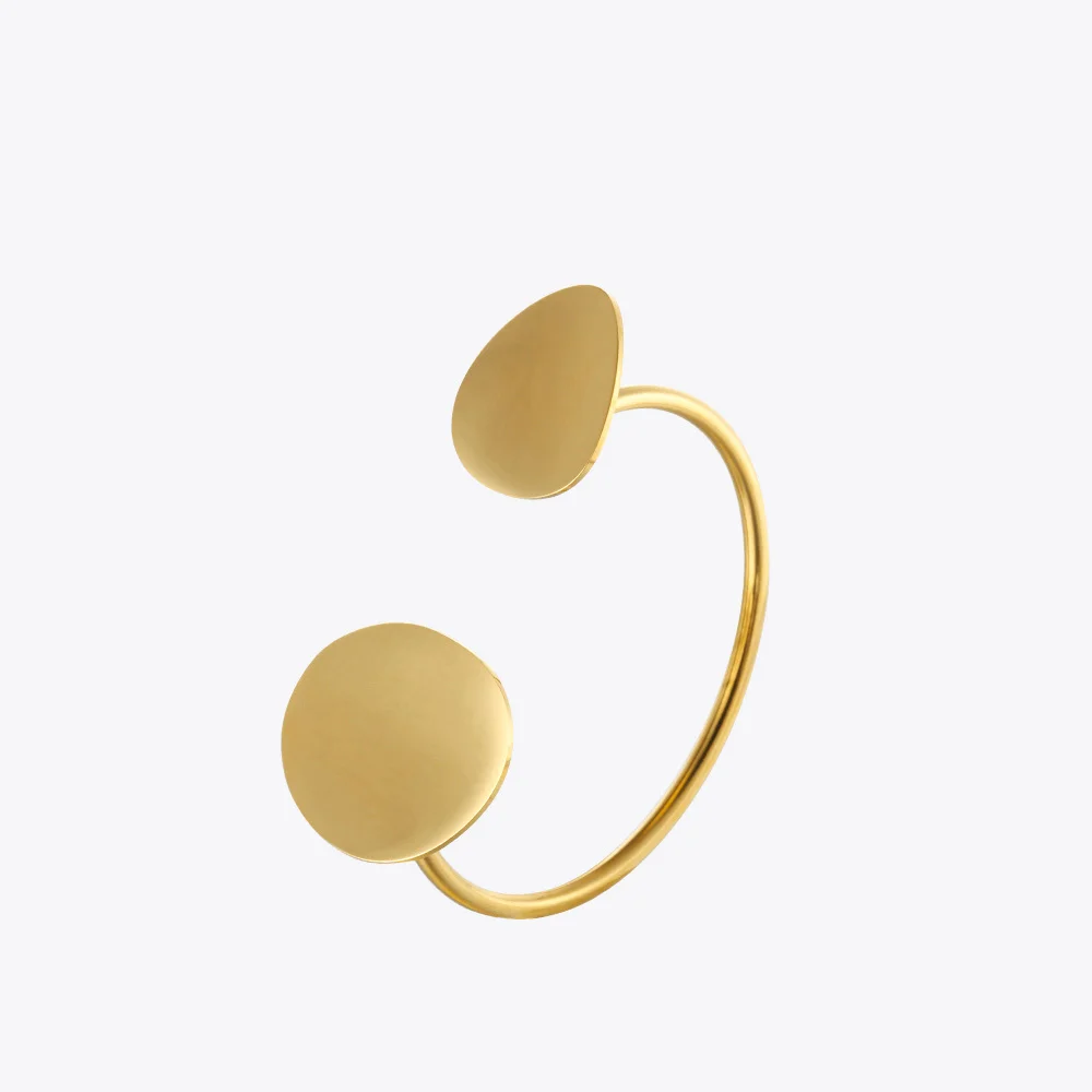 Женский Браслет манжета с лепестками цветов из нержавеющей стали|bangle bracelet|steel bangle