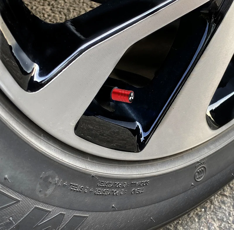 4 шт. Ralliart алюминиевые колпачки для стержня клапана автомобильной шины Mitsubishi ASX