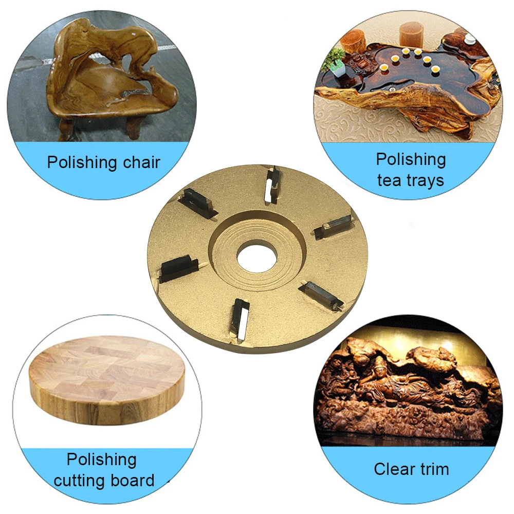 6 зубцов мощная резьба по дереву искусственная фреза Деревообработка турбо