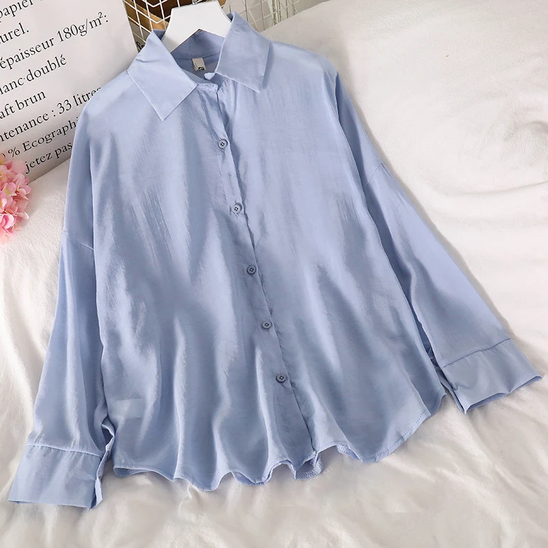 

Cheap wholesale 2021 summer new fashion casual ladies work women Blouse woman overshirt female OL women shirt Vt217