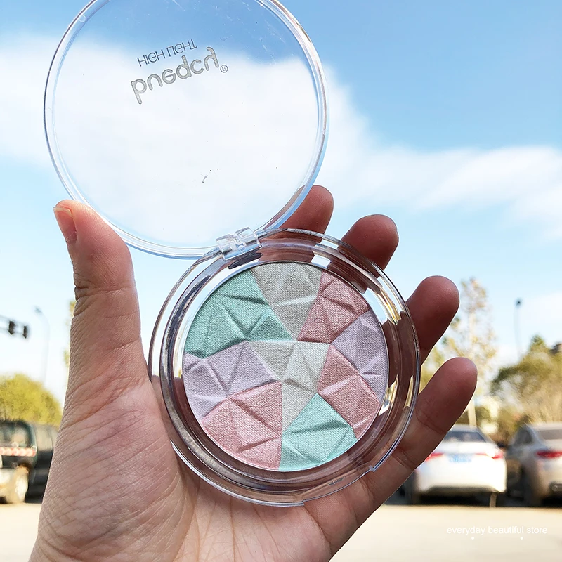 Хайлайтер для макияжа Палитра бриллиантовое мерцание пудра осветитель база