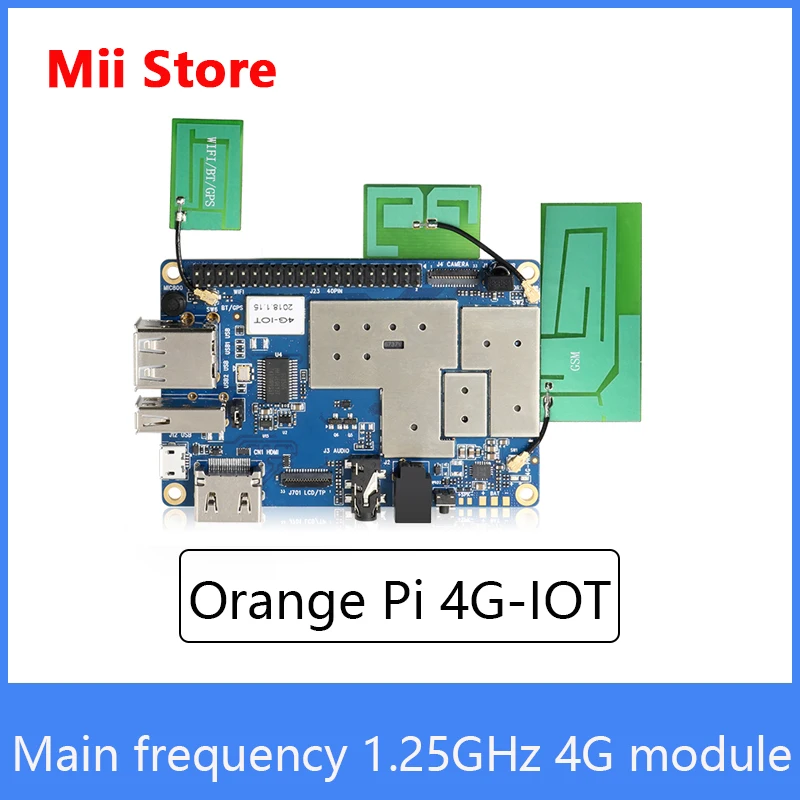 Плата для разработки Orange Pi 4G-IOT 1 ГБ Cortex-A53 8 EMMC поддержка SIM-карты Bluetooth Android6.0
