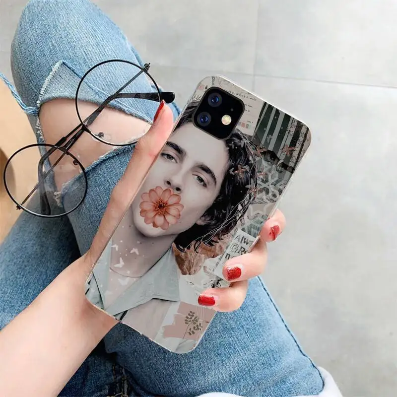 

Timothee chalamet Phone Case For iphone 5s 6 7 8 11 12 XSMAX XR pro plus mini se2020 Cover Fundas Coque